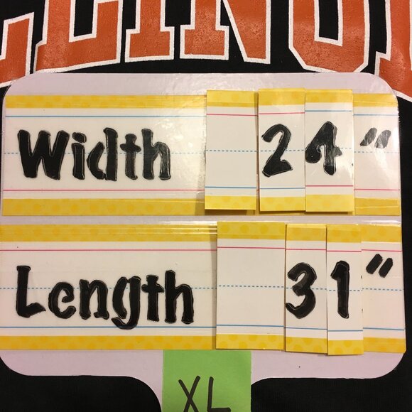 University of Illinois T Shirt Fighting Illini Mens X Large Black NCAA - Picture 6 of 6